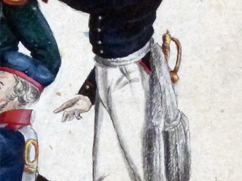 Preussen - Kompanieoffizier der Schlesischen Artillerie-Brigade 1813