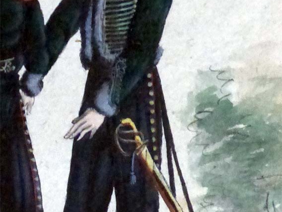 Preussen - Offizier vom 2. Schlesischen Husaren-Regiment 1813