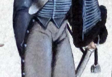 Russland - Offizier vom Husaren-Regiment Soumski 1813