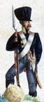 Preussen - Musketier des 2. Schlesischen Infanterie-Regiments 1813