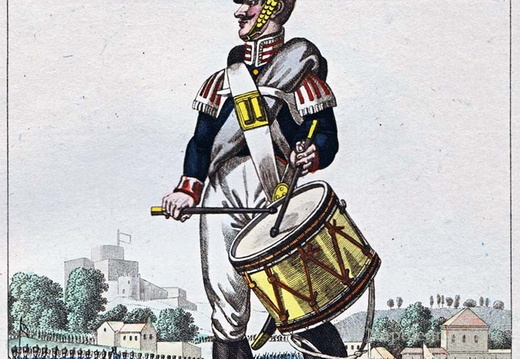 Infanterie - 1. Garde-Regiment zu Fuß, Trommler 1815