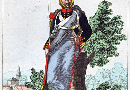 Infanterie - 24. Infanterie-Regiment (4. Brandenburgisches), Musketier 1815