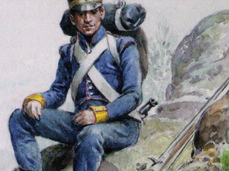 Infanterie - Infanterie-Regiment Nr. 8, Soldat um 1810