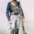 Gendarmerie -  Königliche Polizeigarde von Lissabon, Soldat der Infanterie um 1808