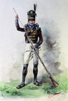 Jäger zu Fuß (Cacadores) - Jäger-Bataillon von Beira Nr. 4, Jäger um 1808