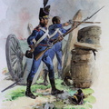 Artillerie - Artillerie-Regiment Nr. 2, Soldat um 1806