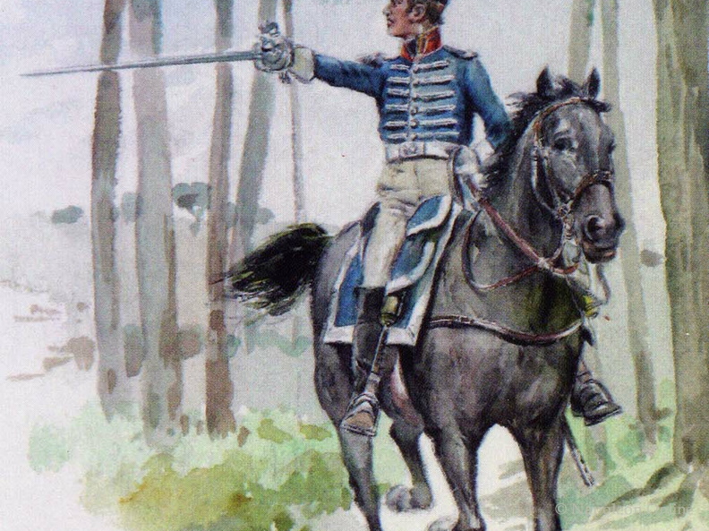 Freiwilligenkorps - Offizier des Königlichen Freiwilligenkorps um 1807