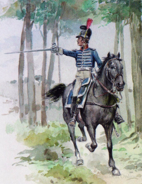 Freiwilligenkorps - Offizier des Königlichen Freiwilligenkorps um 1807