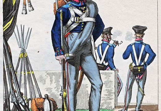 Infanterie - 4. Magdeburgisches (Elb-) Regiment, Soldat 1815-16