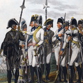 Infanterie-Regimenter - Musketiere (Mannschaften, Unteroffiziere, Offiziere und Trommler)