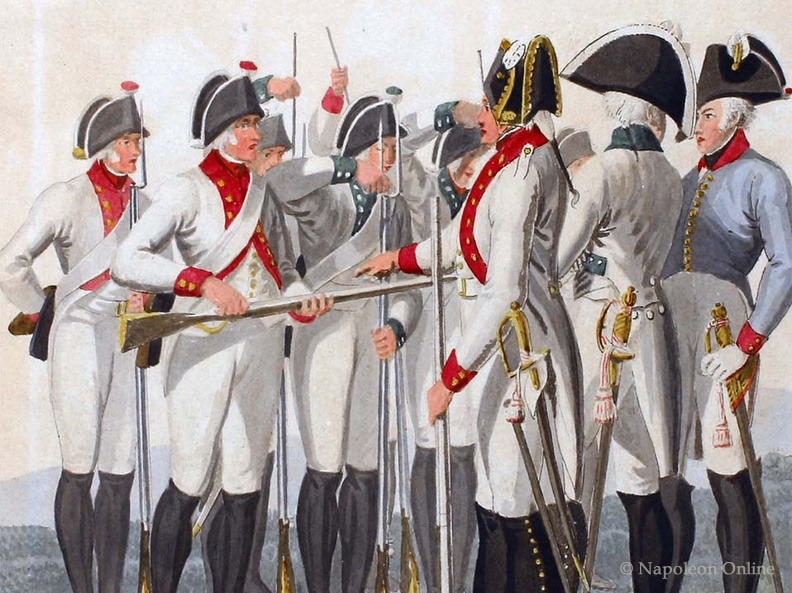 Infanterie-Regimenter - Musketiere (Mannschaften und Offiziere)