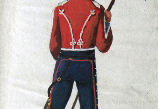 Russland - Husar vom Regiment Isjum am 7.2.1814