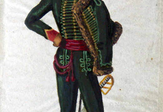 Berg - Husaren-Regiment, Freiwilliger Jäger am 11.2.1814