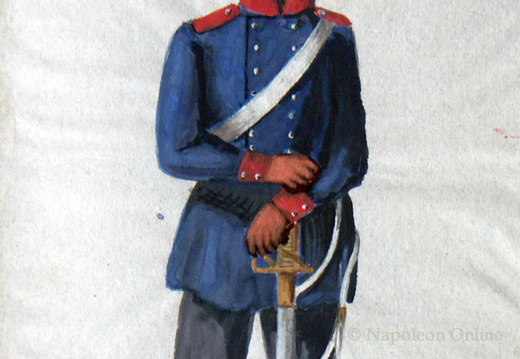 Preußen - Dragoner vom 2. Westpreußischen Dragoner-Regiment am 15.2.1814