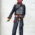 Preußen - Husar vom 1. Leib-Husaren-Regiment am 16.2.1814