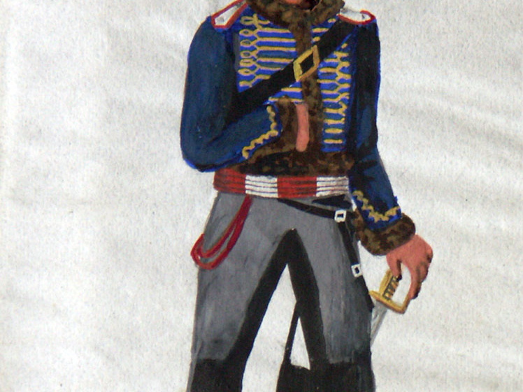 Preußen - Schill'sches Freikorps, Husar am 16.2.1814
