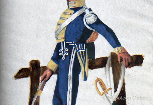 Schweden - Leibgarde am 22.2.1814