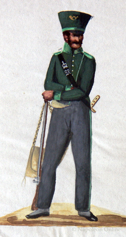 Hannover - Feldjäger-Korps von Kielmannsegge am 14.2.1814