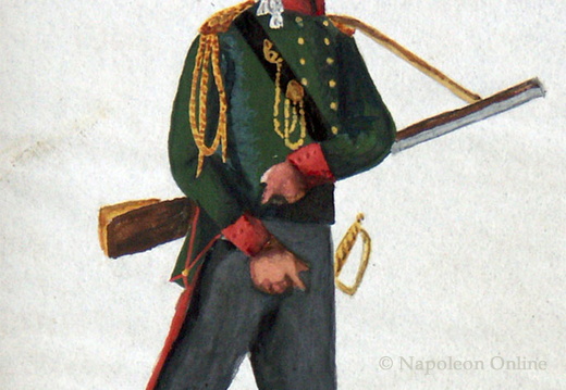 Russland - Russisch-Deutsche Legion, Jäger am 13.2.1814