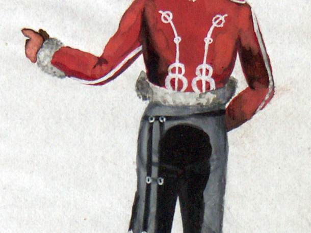 Hannover - Husaren, Offizier vom Regiment Estorff (Lüneburg) am 14.2.1814