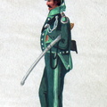 Preußen - Landwehr, Freiwilliger Jäger der Westfälischen Landwehr-Kavallerie am 14.5.1814