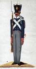 Preußen - Infanterie, Musketier vom 1. Pommerschen Infanterie-Regiment am 12.5.1814