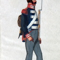 Preußen - Infanterie, Soldat des 2. Bataillons vom 9. Reserve-Infanterie-Regiment am 12.5.1814