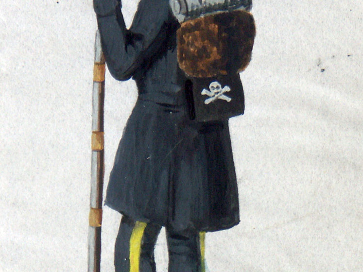 Braunschweig - Infanterist vom 2. Reserve-Bataillon Wolfenbüttel am 28.4.1814