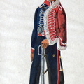 Hannover - Husaren, Offizier vom Regiment Estorff (Lüneburg) am 25.4.1814