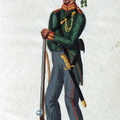 Mecklenburg-Schwerin - Jäger des Freiwilligen Fußjäger-Regiments am 18.4.1814