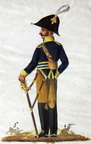 Schweden - Karabiniers, Soldat vom Schonischen Karabinier-Regiment am 3.4.1814