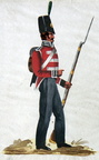 Hannover - Infanterie, Soldat eines Feld- oder Landwehr-Bataillons am 2.4.1814