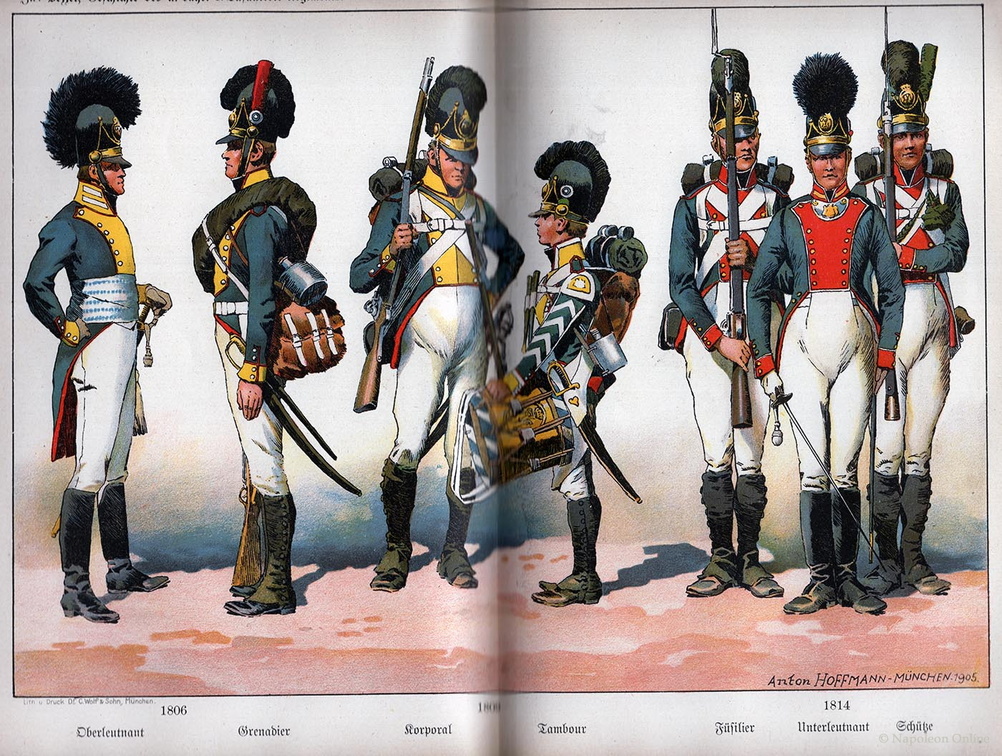 Bayern: 4. Linieninfanterie-Regiment 1806-1814