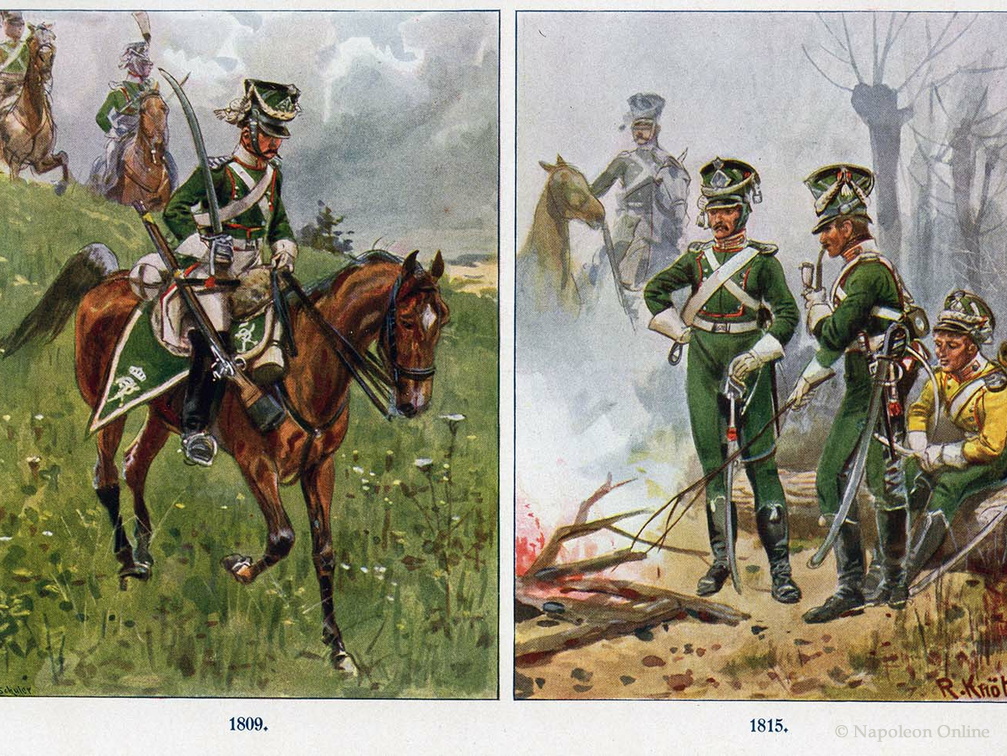 Württemberg: Dragoner-Regiment Kronprinz 1809 und 1815