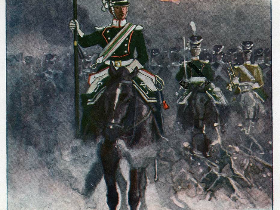 Württemberg: Dragoner-Regiment Kronprinz, Standartenträger 1809 bis 1813