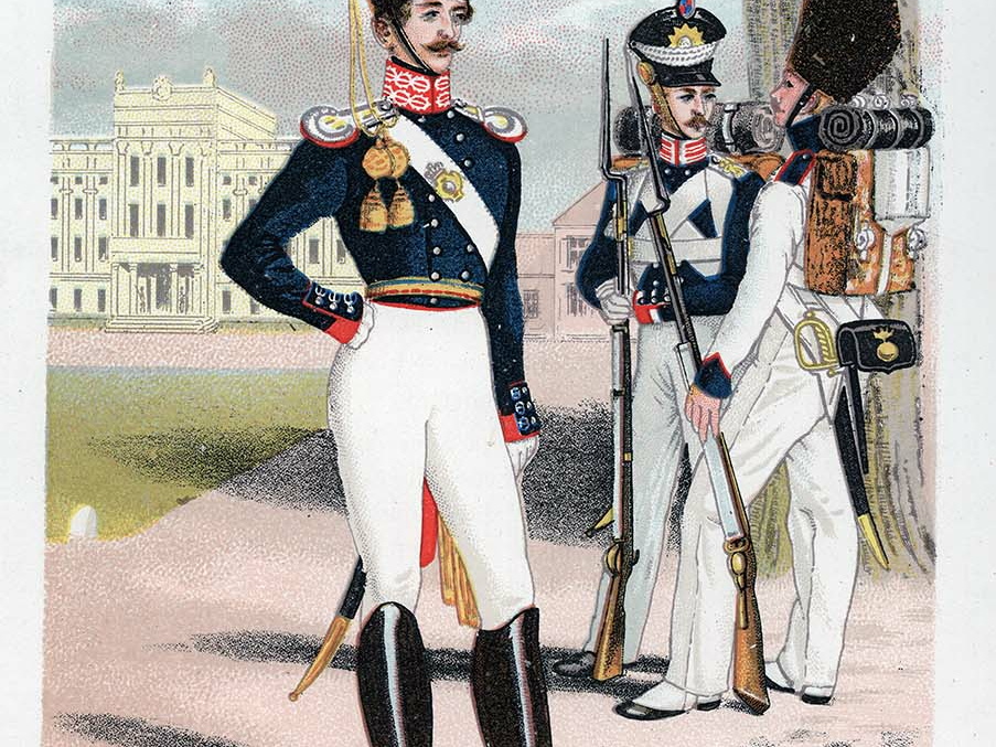 Mecklenburg: Grenadier-Garde 1813 bis 1830
