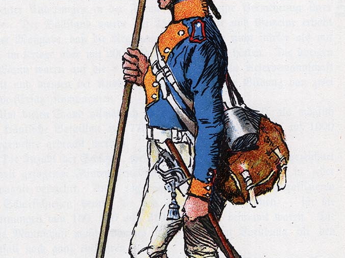 Bayern: 12. Infanterie-Regiment Löwenstein - Grenadier-Korporal 1803