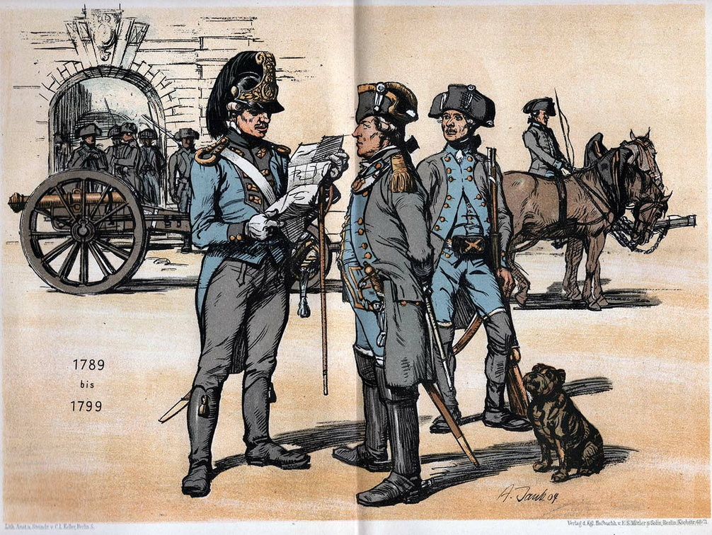 Bayern: Artillerie und Fuhrwesen 1789-1799