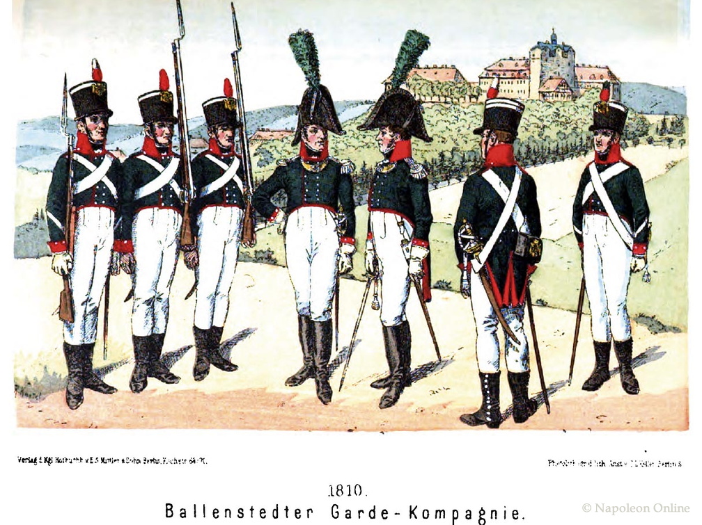 Anhalt: Ballenstedter Garde-Kompanie 1810
