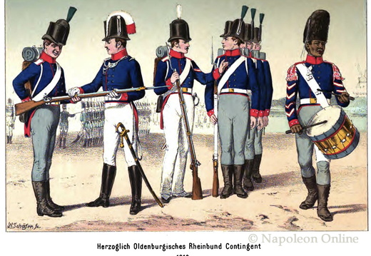 Oldenburg: Infanterie 1810