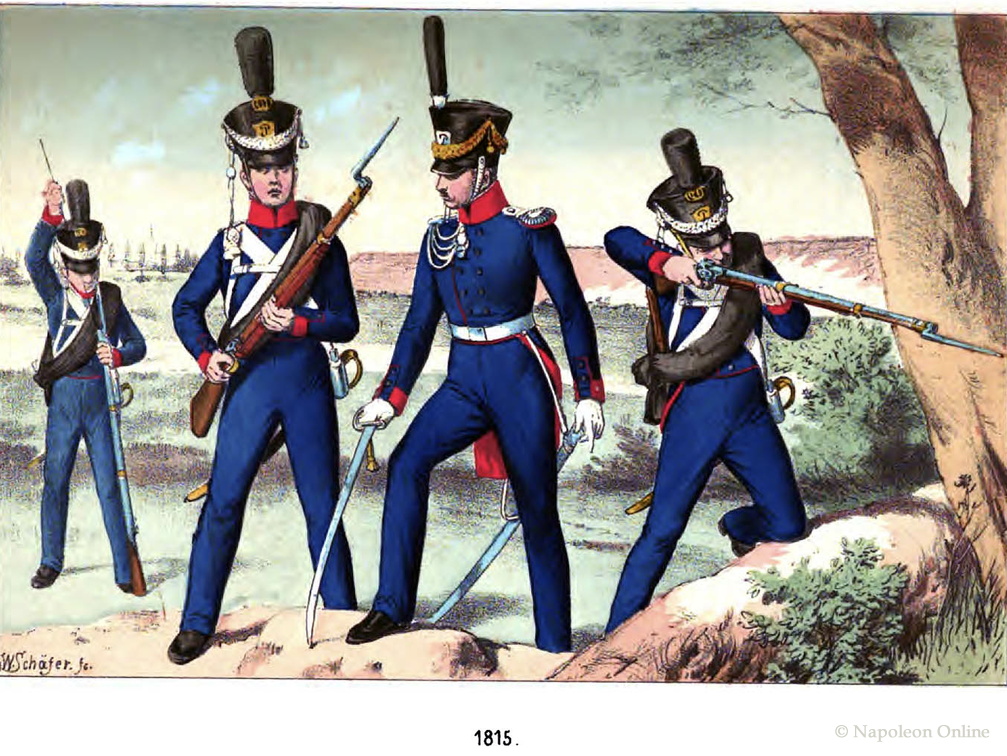 Oldenburg: Infanterie 1815