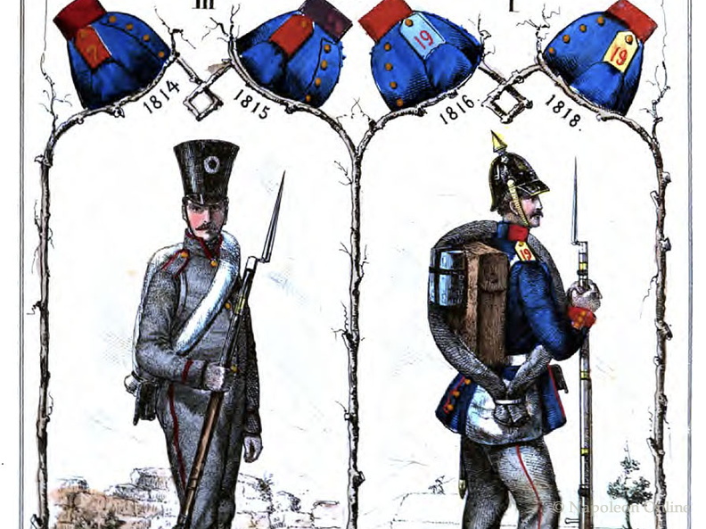 Preussen: 19. Infanterie-Regiment und dessen Stamm (Reserve-Infanterie-Regiment Nr. 7) 1813 bis 1863