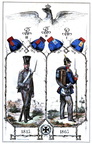Preussen: 19. Infanterie-Regiment und dessen Stamm (Reserve-Infanterie-Regiment Nr. 7) 1813 bis 1863