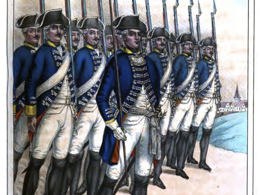 Preussen: Infanterie-Regiment von Courbière - Musketier-Bataillon 1797