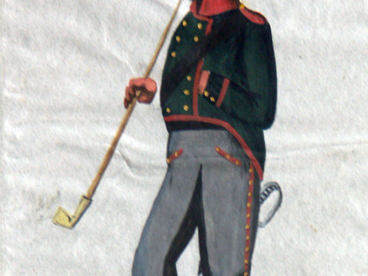 Mecklenburg-Schwerin - Freiwilliger Jäger zu Pferd am 10.6.1814