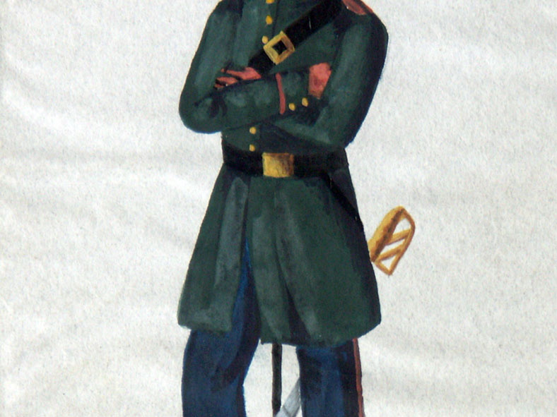 Preußen - Dragoner, Freiwilliger Jäger vom Litthauischen Dragoner-Regiment am 10.6.1814