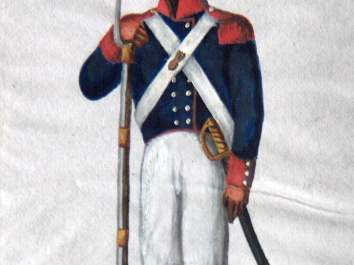 Mecklenburg-Schwerin - Infanterie, Grenadier am 10.6.1814