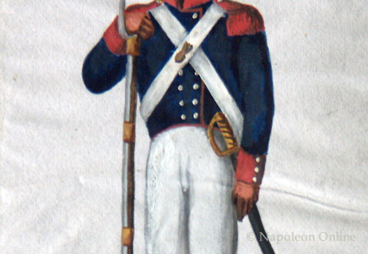 Mecklenburg-Schwerin - Infanterie, Grenadier am 10.6.1814