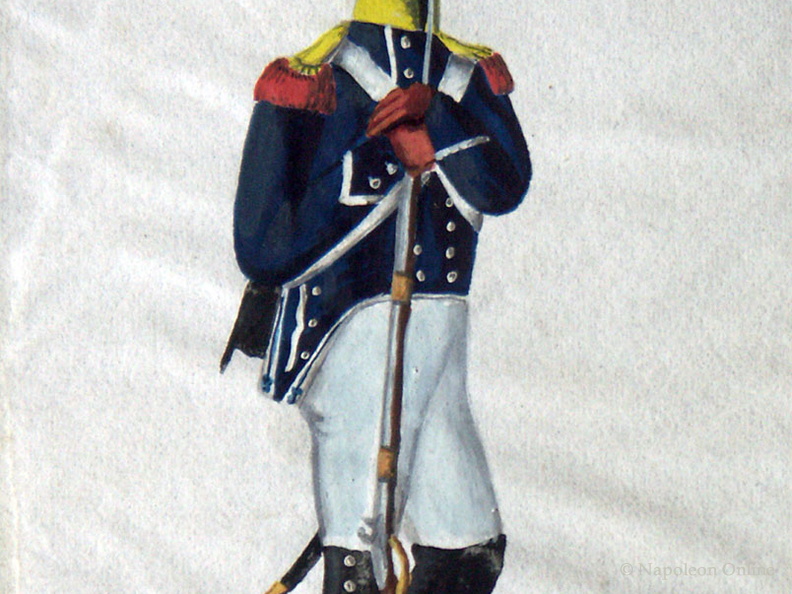 Frankreich - Leichte Infanterie, Voltigeur am 12.6.1814