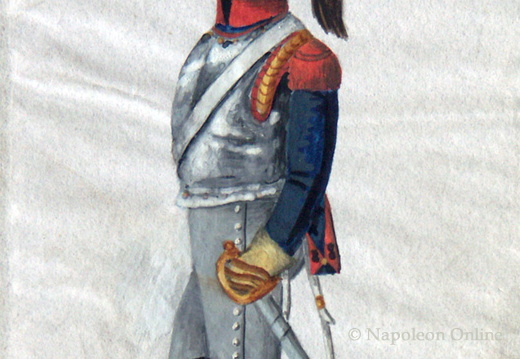 Frankreich - Kürassier vom 2. oder 3. Regiment am 9.6.1814